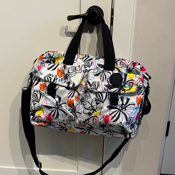 Kipling Handbags - Kipling Floral Diaper Bag | Lightweight Nylon | Multi Pocket Great Storage